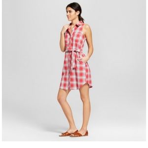WOMENS'S PLAID SHIRT DRESS  COMFORTABLE LOOK.